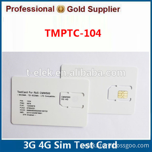 3G WCDMA Test Card for ANRITSU CMW500 Standard Test Sim Card